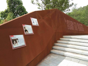 南昌耐候钢挡土墙